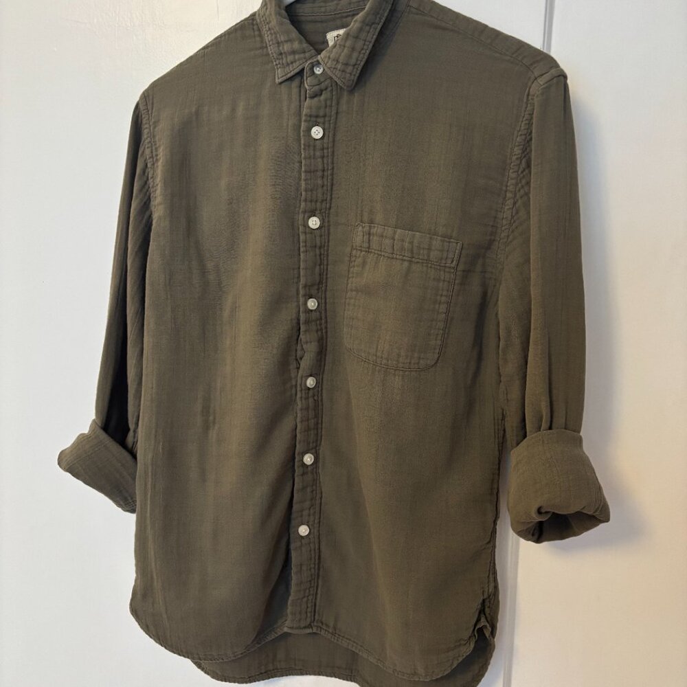 Hiroshi Kato Ripper Double Gauze Organic Cotton Shirt - Small